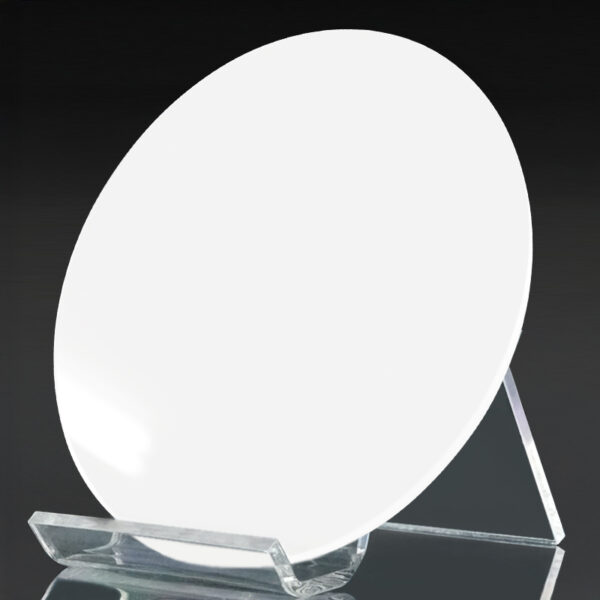 ホワイト（小）光沢・つや消し　No.290　直径１０ｃｍ×厚さ５ｍｍ