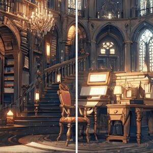 アクリル背景ボード《AIシリーズ》（Ex Libris Silentii 01／静寂から読み解かれる知　01）　No.40
