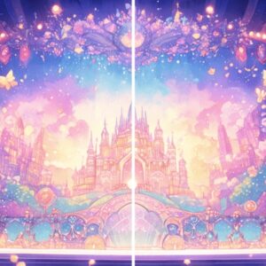 アクリル背景ボード《AIシリーズ》（Sparkles, Sprinkles, Starlight 01／きらめきと、ときめきと星のひかり　01）　No.43
