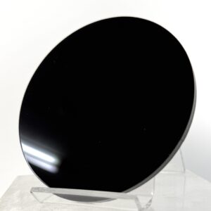 ブラック（小）光沢・つや消し　直径１０ｃｍ×厚さ５ｍｍ　No.280