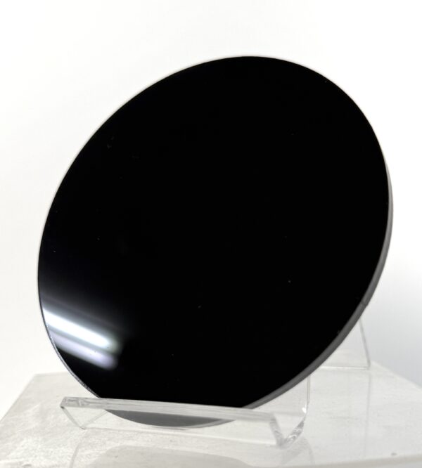 ブラック（小）光沢・つや消し　直径１０ｃｍ×厚さ５ｍｍ　No.280