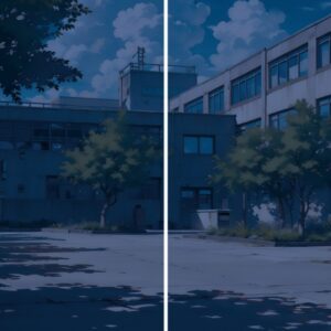 アクリル背景ボード《AIシリーズ》（Ever There, Ever Ours／いつもそこに、いつも私たちの場所として　03）　No.51