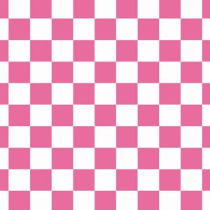 アクリル床ボード（Chequered PK and WH／市松模様　桃）　No.14