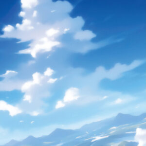 アクリル背景ボード《AIシリーズ》（Unto the Morrow's Sky／明日の空に向かって　01（1枚））　No.56