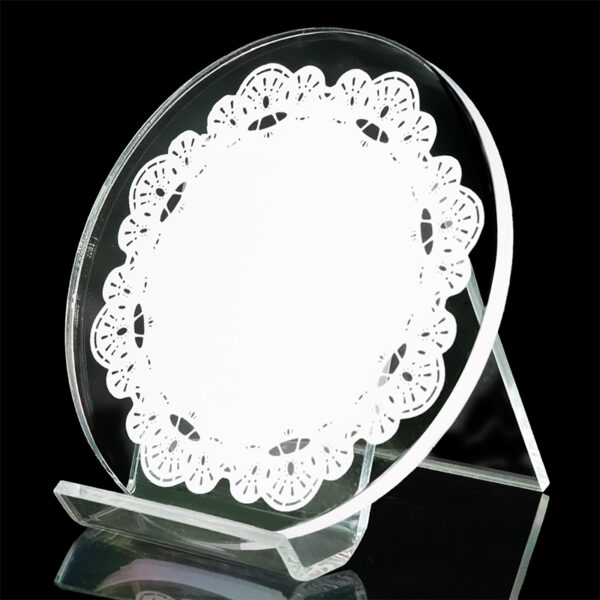 Afternoon Lace White（アフタヌーンレース ホワイト）　No.307　直径１０ｃｍ×厚さ５ｍｍ