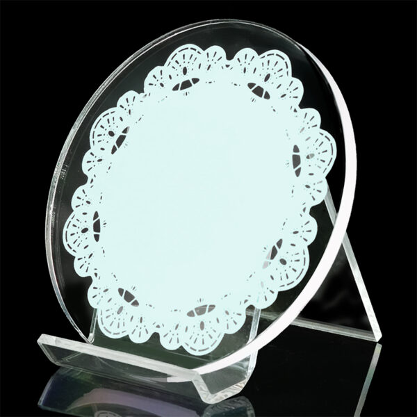 Afternoon Lace baby Blue（アフタヌーンレース ベビーブルー）　No.309　直径１０ｃｍ×厚さ５ｍｍ
