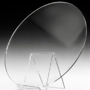 無地（透明丸形）　No.１　直径２５ｃｍ×厚さ５ｍｍ